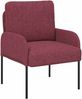 vidaXL Sofagarnituren 3 pcs Weinrot 115 x 56 x 80 cm Sperrholz 3406211 Bild 4