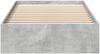vidaXL Bettgestell mit Schubladen Betongrau 100x200 cm Holzwerkstoff 3280674 Bild 4