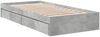 vidaXL Bettgestell mit Schubladen Betongrau 100x200 cm Holzwerkstoff 3280674 Bild 3