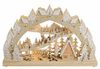 Spetebo LED Schwibbogen LED Holz Schwibbogen 45 cm - Motiv: Kinder im Wald (1-tlg), Lichterbogen mit Wintermotiv Bild 4