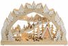 Spetebo LED Schwibbogen LED Holz Schwibbogen 45 cm - Motiv: Kinder im Wald (1-tlg), Lichterbogen mit Wintermotiv Bild 3