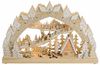 Spetebo LED Schwibbogen LED Holz Schwibbogen 45 cm - Motiv: Kinder im Wald (1-tlg), Lichterbogen mit Wintermotiv Bild 2