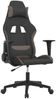 vidaXL Gaming-Stuhl Schwarz und Taupe Stoff 3143735 Bild 2