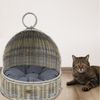 HABAU Katzenbett mit Kissen, aus Polyethylen mit Metallrahmen Bild 4