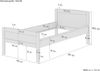 Erst-Holz Seniorenbett Einzelbett 100x200 Massivholzbett Holzbett Buche Rollrost Matratze 60. 72-10FLM Bild 4