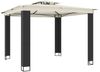 vidaXL Pavillon mit Doppeldach Creme 2,94x2,94 m Stahl 368444 Bild 5