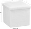 KESPER® Sitzhocker KESPER Sitzhocker-Box, schwarz, Deckel abnehmbar Bild 3