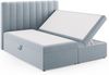 Micadoni Boxspringbett Kelp Samt Hellblau 180x200 Bild 3