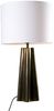 PR Home 4374402-FR01 Tischleuchte Aira Öl Messing Optik Schirm Weiß 65cm Bild 1
