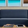 Wohnlandschaft COMO U-Form Cord mit Bett Schlafsofa Ottomane Petrol Blau Bild 4