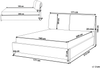 Polsterbett beige Lattenrost 160x200 cm BELFORT Bild 2
