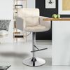 CLP Barhocker Los Angeles Samt höhenverstellbar und drehbar,creme chrom Bild 4