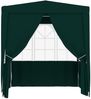 vidaXL Profi-Partyzelt mit Seitenwänden 2×2m Grün 90 g/m² 48532 Bild 4