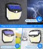 ABC Solar - Außenleuchte mit Bewegungsmelder, 248 LEDs, wasserdicht, IP65, 270° Abstrahlwinkel, sicher, kabellos, 4er - Pack Bild 5