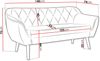 Sofa Skysin 2 (Farbe: Kronos 34) Bild 5