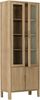 Vitrine Forte aus Teakholz, skandinavisches Design, natur, 80 cm breit, Glasfront Bild 2