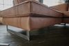 KAWOLA Ecksofa VILNIUS 3-Sitzer mit Recamiere links Lederfaserstoff cognac 85 x 217 x 290 cm Bild 5