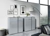 Germania Kommode 2526-587 GW-Mesa, in Graphit/Silbergrau, mit Glasauflage, 94 x 103 x 43 cm (BxHxT) Bild 5