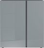 Germania Kommode 2526-587 GW-Mesa, in Graphit/Silbergrau, mit Glasauflage, 94 x 103 x 43 cm (BxHxT) Bild 2