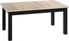WFL GROUP Esstisch Lindberg ausziehbar verlängerbar rechteckig mit schwarzen Holzbeinen (MADE IN EU, XXL Groß– 120/140/150/160/200 cm ausziehbar auf 160/180/190/240/300 cm), platzsparender Tisch in Holzoptik für Küche, Esszimmer oder Wohnzimmer Bild 4