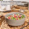 SÄNGER Schalen Set Kairo Clay - 6 teilig aus Steingut Bild 2