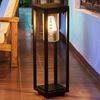 RGB LED Stehleuchte, ALU, schwarz-matt, klar, H 50 cm Bild 3