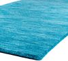 Gabbeh Teppich - Softy - Uni 300 x 80 cm - türkis - läufer Bild 4
