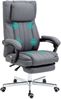 Bürostuhl B 61 x T 65 x H 105-113 cm, Polyester in Leinenoptik, höhenverstellbar mit Massage, 1 St. Bild 4