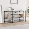 vidaXL Konsolentisch Grau Sonoma 160x29x80 cm Holzwerkstoff 839066 Bild 3