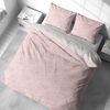 Visaggio Bettwäsche 100% Baumwolle Bettbezug Set in 6 Größen fein gewebt, Renforcé, 3 teilig, modernes Rauten Design in Rosa Weiß Bild 2