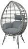Egg Chair Evora grau Bild 2