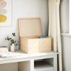 vidaXL Holzkiste mit Deckel 40x30x23 cm Massivholz Kiefer 4017390 Bild 3