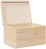 vidaXL Holzkiste mit Deckel 40x30x23 cm Massivholz Kiefer 4017390 Bild 5