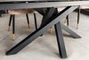 riess-ambiente Esstisch MARVELOUS 180-220-260cm taupe / schwarz · bis 12 Personen (Einzelartikel, 1-St), Keramik · Glas · Metall · ausziehbar · Marmor-Design · Industrial Bild 4