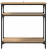 Konsolentisch, Beistelltisch, Konsole Artisan-Eiche 75 x 29 x 75 cm Holzwerkstoff Bild 5