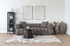 Sofa >Aurora< in Braun, Polyester - 226x69x106cm (BxHxT) Bild 2