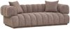 Sofa >Aurora< in Braun, Polyester - 226x69x106cm (BxHxT) Bild 3