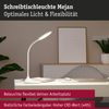 LED Schreibtischleuchte Mejan 4000K 1200lm 15W Weiß matt Bild 2