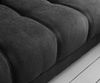 Ecksofa Josea 300x220 cm Mikrofaser Schwarz Recamiere links Bild 3