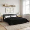 vidaXL Winterbettdecke Gepolstert Schwarz 200 x 200 cm 42026328 Bild 4