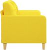 vidaXL 2-Sitzer-Sofa Hellgelb 140 cm Stoff 359096 Bild 4