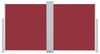 vidaXL Ausziehbare Seitenmarkise Rot 120 x 600 cm 48453 Bild 4