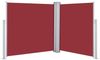 vidaXL Ausziehbare Seitenmarkise Rot 120 x 600 cm 48453 Bild 2