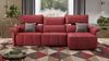 Sofanella Ecksofa ADRIA Ledersofa Eckcouch Echtleder in Rot Bild 3