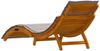 vidaXL Sonnenliege mit Kissen 2 pcs Taupe Massivholz Akazie 4107098 Bild 5