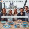 SÄNGER Steingut Schalen Bombay Meeresboden 4 teilig Bild 5