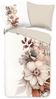 Good Morning Renforcé Bettwäsche 155 X 220 cm + 1- 80 X 80 cm Vester flowers natur Bild 5
