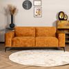 Bronx71 Samt Sofa Vegas 2,5-Sitzer ockergelb Bild 4