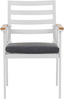 Gartentisch Set CAVOLI Metall 105x105x73 cm Grau Bild 4