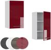 Badschrank Fame-Line Bordeaux Hochglanz 40 x 72 cm Vicco Bild 3